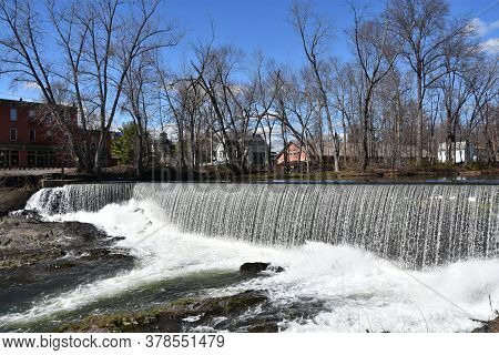 Fishkill Overlook Falls In Beacon, New York