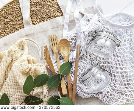 Mesh Bag, Cotton Bags And Glass Jars