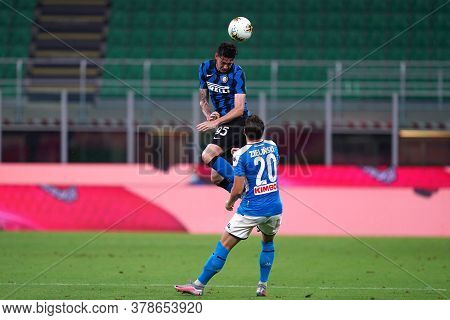 Milano (italy) 28th July 2020. Italian Serie A. Fc Internazionale Vs Ssc Napoli. Alessandro Bastoni	