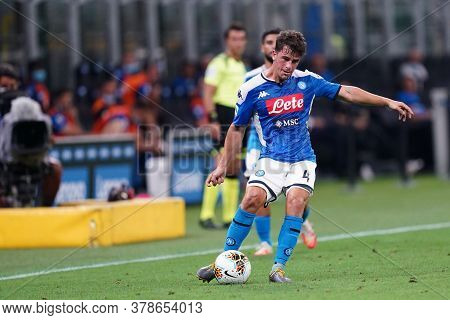 Milano (italy) 28th July 2020. Italian Serie A. Fc Internazionale Vs Ssc Napoli. Diego Demme Of Ssc 