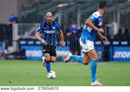 Milano (italy) 28th July 2020. Italian Serie A. Fc Internazionale Vs Ssc Napoli. Borja Valero Of Fc 