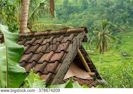 Jatiluwih, Bali Indonesia - April 22, 2013: View Of Jatiluwih Mountain Region Of Bali Island. The Pl