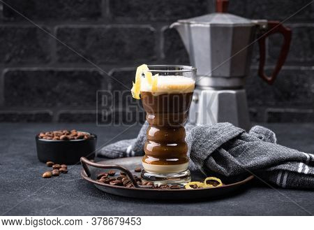 Canarian Laired Barraquito Coffee, Trendy Summer Drink
