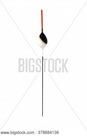 Long White Drop-shaped Float With A Red Fishing Antenna With Fishing Rod,  Fishing Accessories White