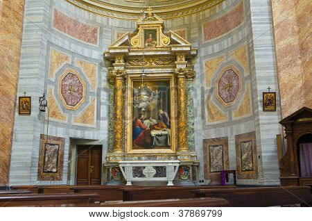Katedralen i St. Margherita. Montefiascone. Lazio. Italien.