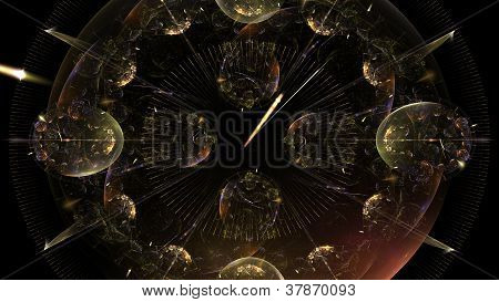 Universele tijd, 3D klok Fractal