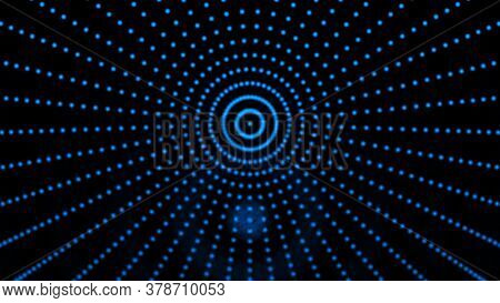 Abstract Background With Dots And Lines . Big Data Visualization. 3d Rendering