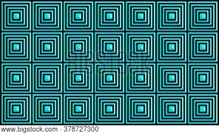 Vector Simple Pattern, Blue Repeating Squares , Rectangular Seamless Pattern For Your Design, For Ba