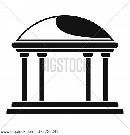 Gazebo Icon. Simple Illustration Of Gazebo Vector Icon For Web Design Isolated On White Background