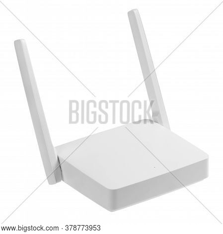 Wi Fi Router Isolated On White Background
