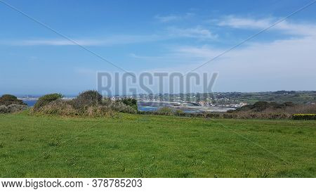 Fort Grey, Cup And Saucer, Rocquaine Bay, Torteval Fields, Guernsey Channel Islands