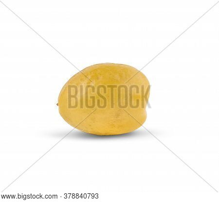 Date Fruit An Isolated On White Background.cilpping Path
