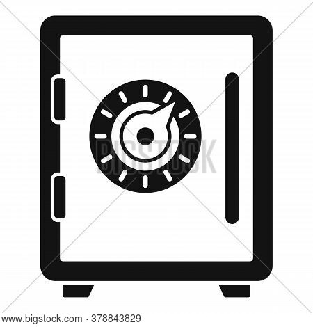 Money Loan Strongbox Icon. Simple Illustration Of Money Loan Strongbox Vector Icon For Web Design Is