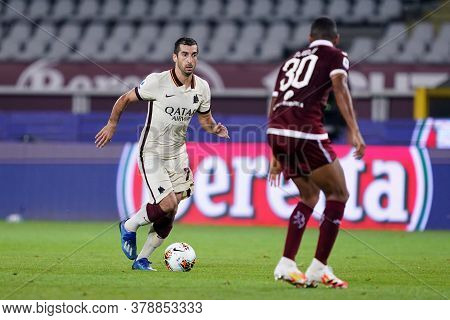 Torino (italy). 29th July 2020. Italian Serie A. Torino Fc Vs As Roma.henrix Hamleti Mkhitaryan Of  