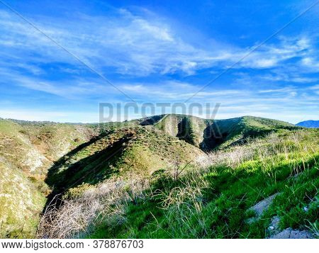 Sunset Southern California Reche Canyon The Hills Are Alive 02