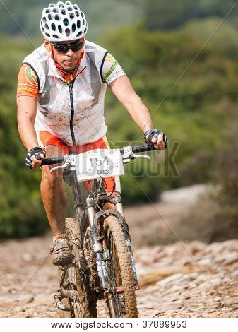 Mountain biker