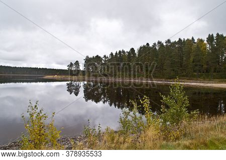 A Lake In The City Of Kuhmo, Finland.