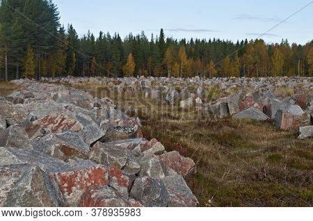 The Winter War Monument Near Suomussalmi, Finland.