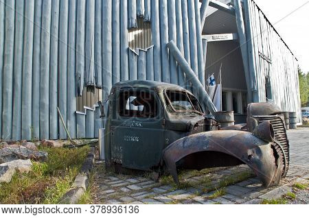Wreckage From The Winter War Near Suomussalmi, Finland.