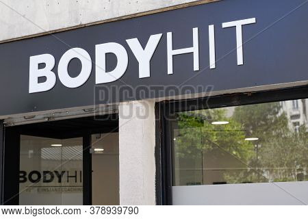 Bordeaux , Aquitaine / France - 07 25 2020 : Bodyhit Logo Text And Sign Of French Sport Personalised