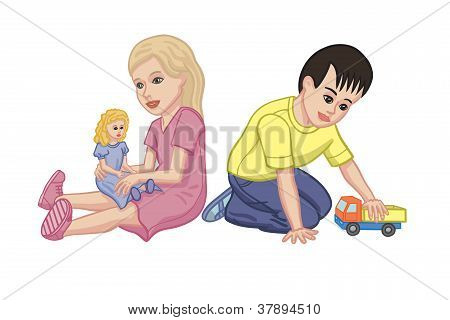 ragazza e ragazzo