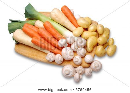 Gryderet ingredienser