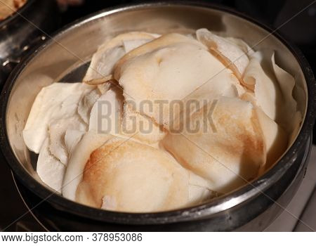 Appam, Palappam,Kallappam,vella appam,parotta,Roti or Chapati a popular traditional Kerala breakfast