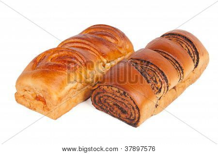 Due rotoli sopra bianco