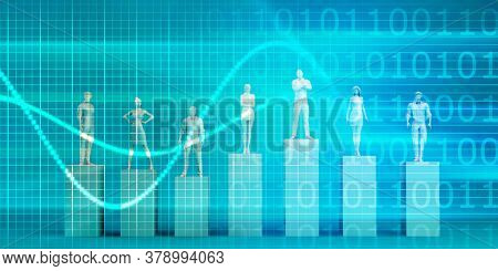 Resource Mobilization and Usage in a Company 3d Render