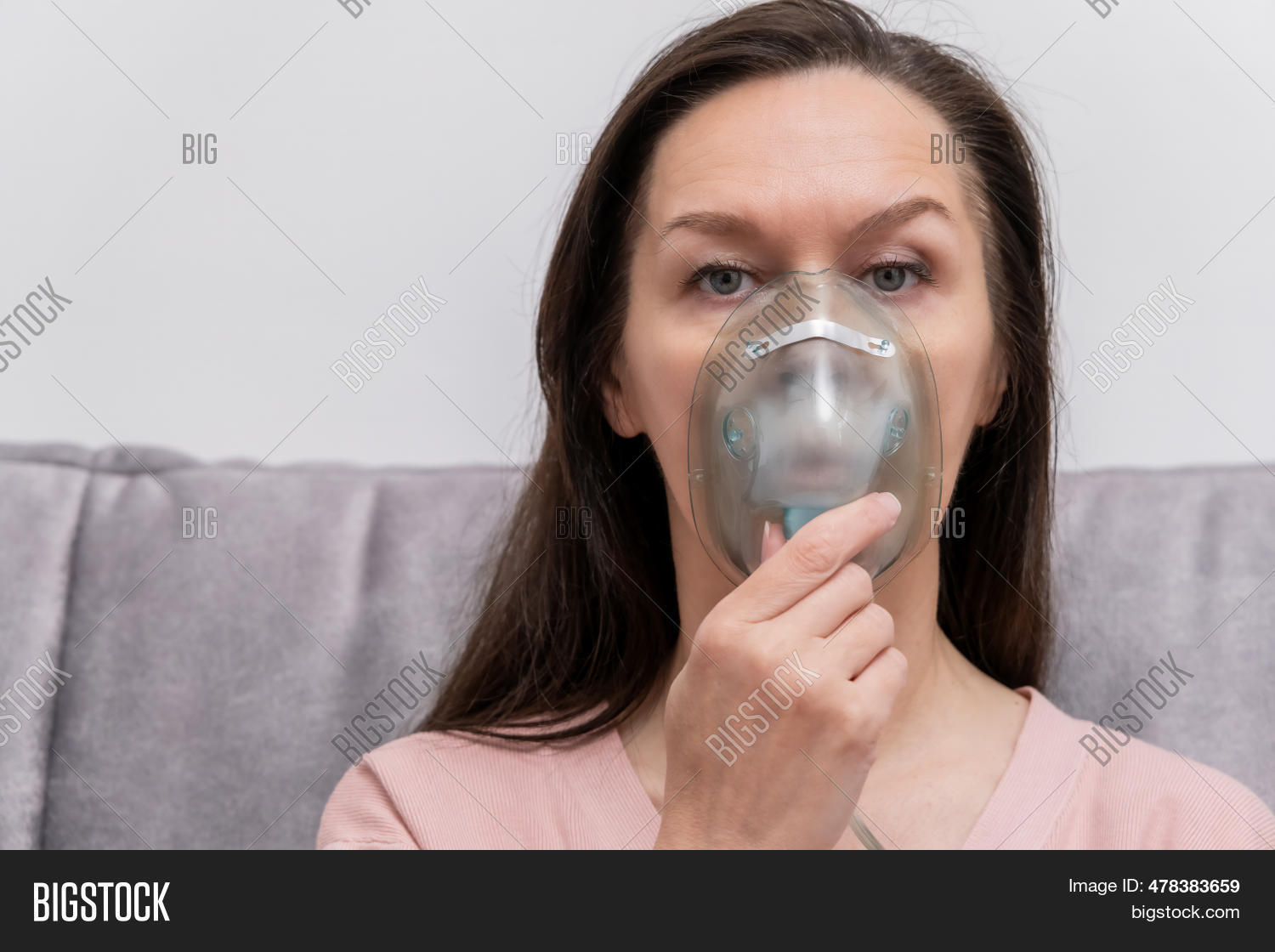 Large Inhale Woman Inhales Image & Photo (Free Trial) | Bigstock