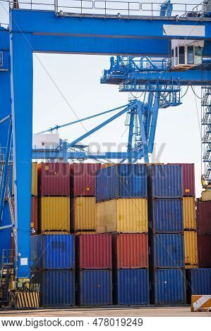 Shipping Containers Stacked