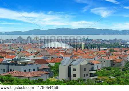 View Of The City Of Zadar, Croatia In Summer.