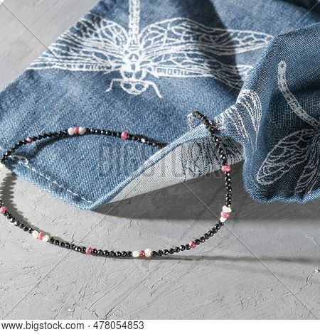 Simple Seed Beads Choker Hippie Style, Modern Trendy Accessories For Teenagers.