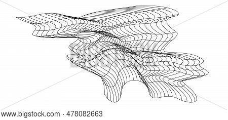 Waving Net Net Flying Waving. Vector & Photo (Free Trial) | Bigstock