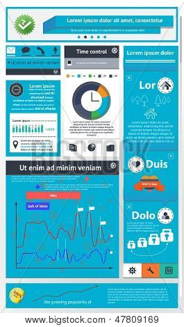 Elemento para web design liso