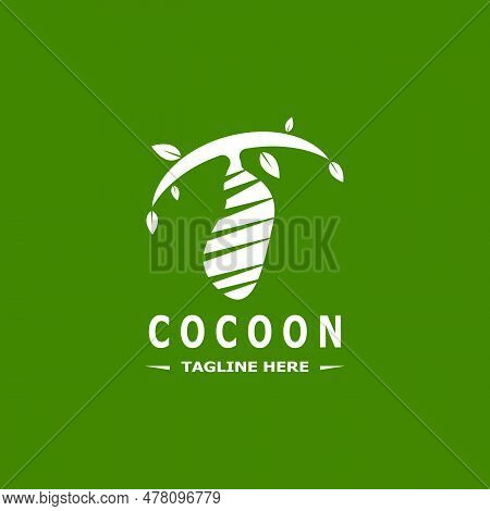 Cocoon Logo Vector Illustration Design Template