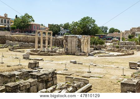 Antiken Agora von Athen
