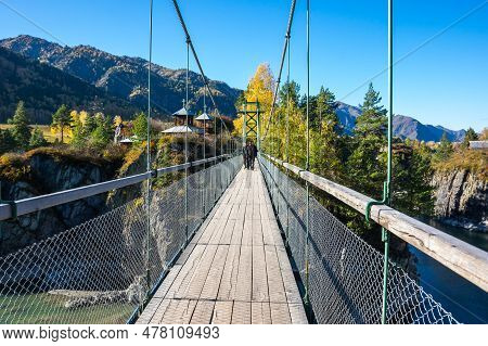 Altay, Russia - October 02, 2020: View Of Patmos Island In The Autumn In Altay, Siberia, Russia