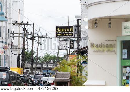 A Photo Taken On June 18, 2023, Of Talang Street In Phuket
