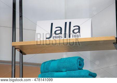 Bordeaux , Aquitaine  France - 04 07 2023 : Jalla Paris 1881 Store Text Sign And Logo For Home Shop 