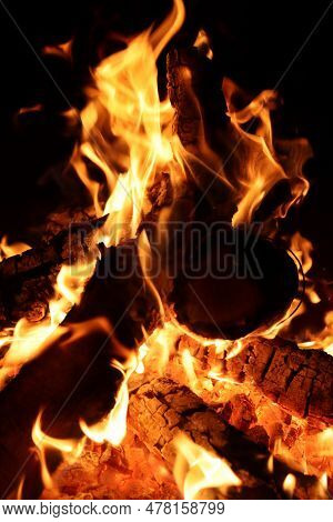 In The Midst Of Darkness, A Fierce Inferno Rages, Consuming Everything In Its Path. Its Scorching Fl