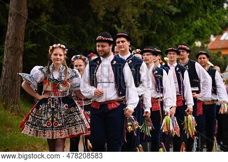 Brno - Bystrc, Czech Republic, 24 June, 2023. Traditional Festivities Of The Feast Of The Feast In T