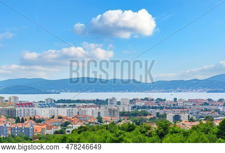 View Of The City Of Zadar, Croatia In Summer.
