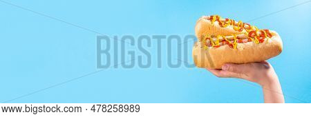National Hot Dogs Day Background