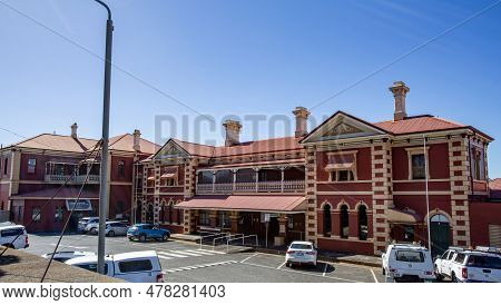 Toowoomba, Australia - May 24, 2023: The Heritage-listed Toowoomba Railway Station On The Western Li