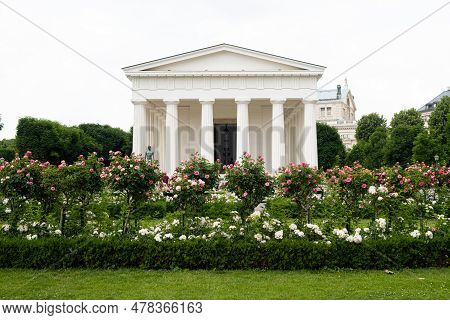 Temple Of Theseus Theseustempel, View From The Volksgarten Park. June 7, 2023, Austria, Vienna.