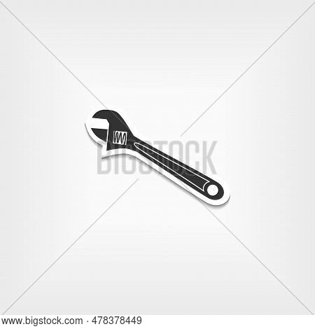 Adjustable Wrench Icon. Adjustable Wrench Icon. Adjustable Wrench Icon.