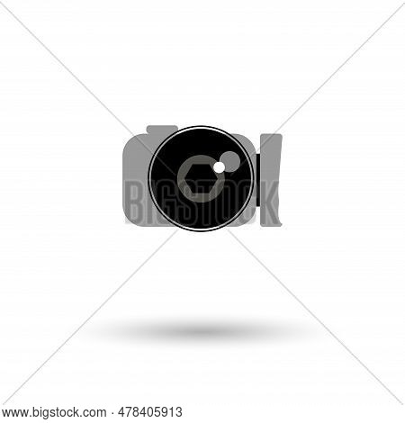 Camera Vector Illustration. Camera Simple Vector Illustration.