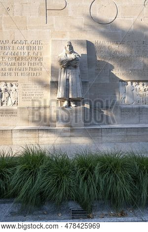 Reformation Wall Monument In City Of Geneva, Switzerland