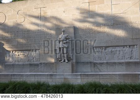 Reformation Wall Monument In City Of Geneva, Switzerland